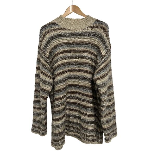 Vintage Jones New York Cardigan Plus 3x Wool Blend Chunky Heavy Knit Nordic - Picture 1 of 7